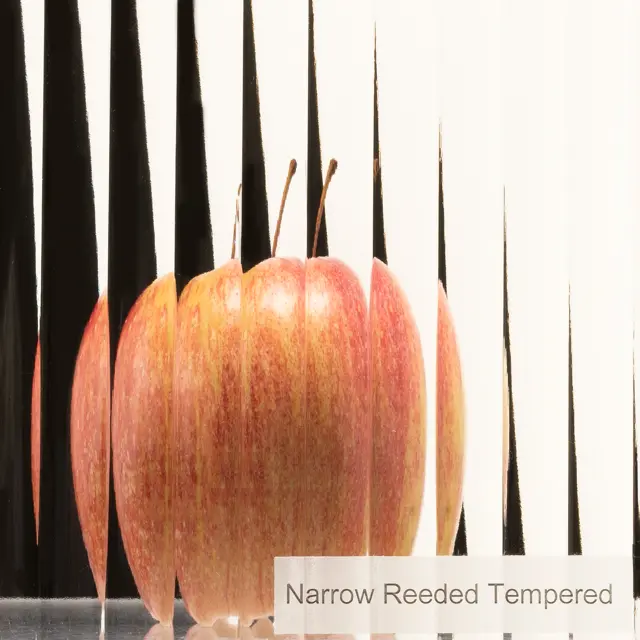 Narrow Reeded Tempered