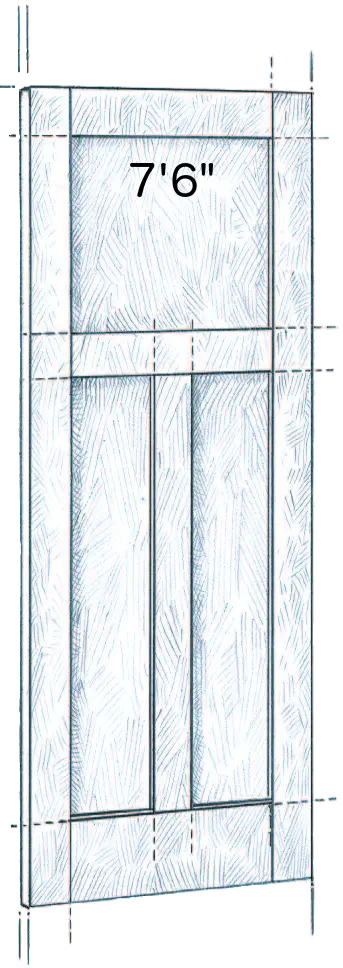 7 foot 6 inch door